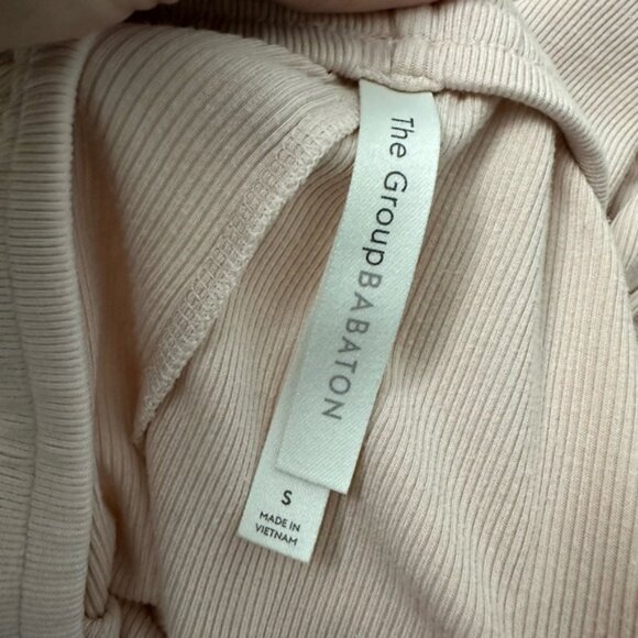 Babaton The Group Pink Ribbed Lounge Pants Size Small - Picture 4 of 4